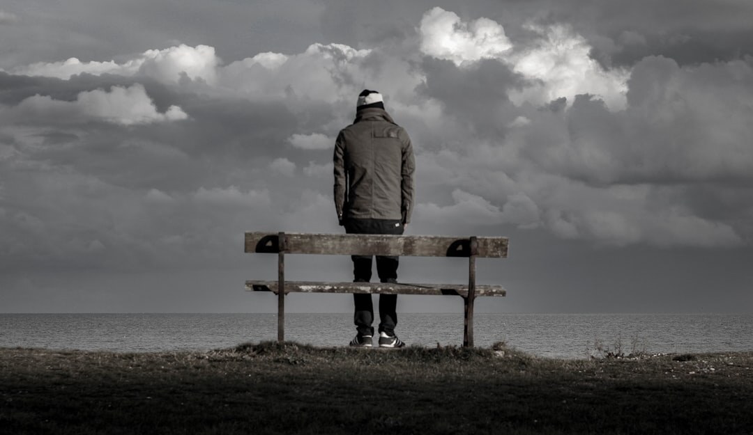 person reflecting alone