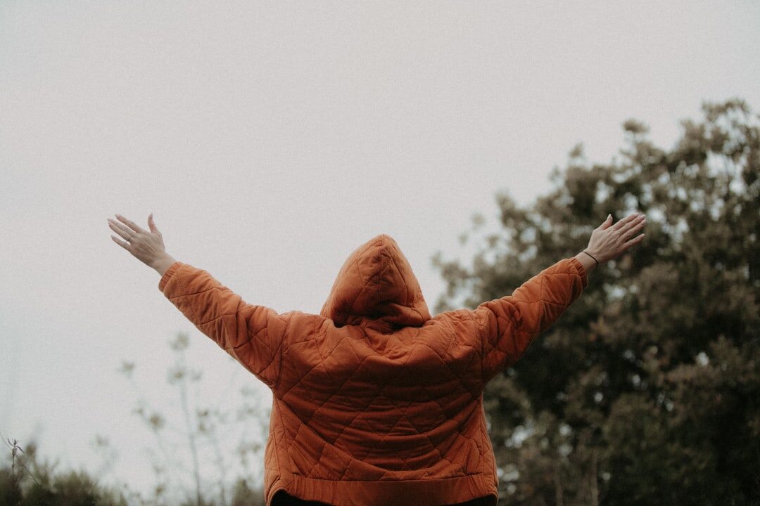 person transforming fear into confidence